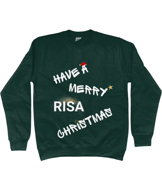 Sweater, Merry RISA christmas