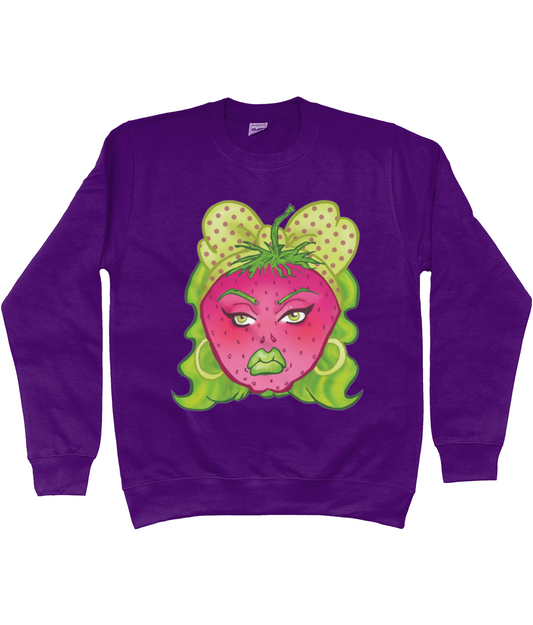 Sweater, Strawberry Front