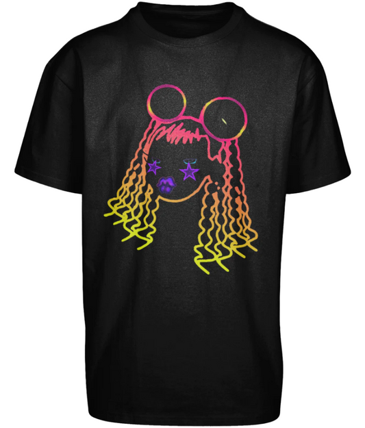 Heavy Oversize Tee, Neon Front