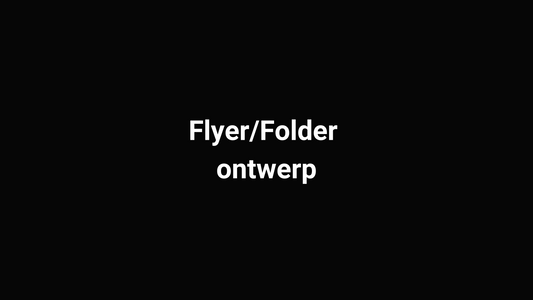 Flyer / folder ontwerp (A5)